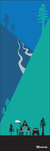 Load image into Gallery viewer, COLORADO ~ SKI A FRAME HUT ~ MOUNTAIN SLOPES ~ DISTANT SKI RUNS ~ 1:3