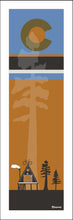 Load image into Gallery viewer, COLORADO ~ A FRAME HUT ~ MOUNTAIN BIKE ~ DESERT LINES ~ PINE ~ 1:3