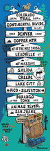 Load image into Gallery viewer, DURANGO ~ COLORADO TRAIL ~ SIGN POST ~ RETRO BACKPACK ~ 1:3
