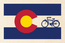 Load image into Gallery viewer, COLORADO FLAG ~ AUTOCYCLE ~ 12x18
