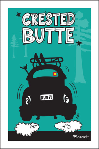 CRESTED BUTTE ~ SKI BUG TAIL ~ AIR ~ 2:3