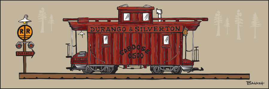 CABOOSE 0500 ~ D&SNG RR ~ 1:3