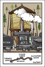Load image into Gallery viewer, DURANGO ~ D&amp;SNG ~ LOCOMOTIVE 473 ~ WATER TOWER ~ STOPS ~ 2:3