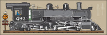 Load image into Gallery viewer, LOCOMOTIVE 493 ~ D&amp;SNG RR ~ 1:3