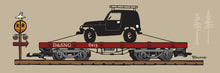 Load image into Gallery viewer, FLAT TRANSPORT ~ JEEP ~ D&amp;SNG RR ~ 1:3