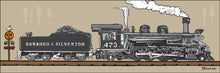 Load image into Gallery viewer, LOCOMOTIVE 473 &amp; TENDER ~ D&amp;SNG RR ~ 1:3