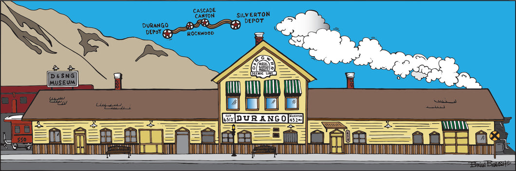 DURANGO ~ DEPOT ~ D&SNG RR ~ 1:3
