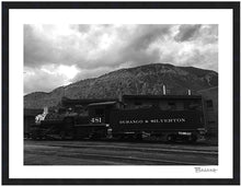 Load image into Gallery viewer, LOCOMOTIVE 481 ~ SMELTER ~ D&amp;SNG RR ~ TRAIN YARD ~ 3:4