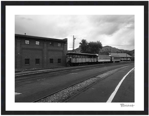 COACH ~ D&SNG RR ~ TRAIN YARD ~ 3:4