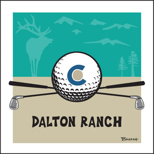 DALTON RANCH GOLF CLUB ~ 12x12