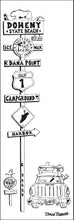 Load image into Gallery viewer, DOHENY STATE BEACH ~ TOWN ~ SURF XING ~ SURF NOMAD TAIL ~ 1:3