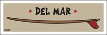 Load image into Gallery viewer, DEL MAR ~ RED FIN ~ SURFBOARD ~ 8x24