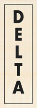 Load image into Gallery viewer, DELTA ~ BLUES ~ CATCH BLUES ~ BIRCH ~ SIGN ~ 8x23