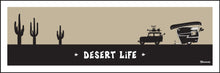 Load image into Gallery viewer, DESERT LIFE ~ LAND CRUISER II ~ TEAR DROP CAMPER ~ OLD TOWN CANOE ~ 1:3