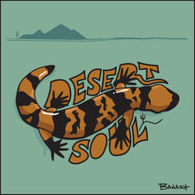 Load image into Gallery viewer, DESERT SOUL ~ GILA MONSTER ~ CAMELBACK MOUNTAIN ~ ARIZONA ~ SEAFOAM ~ 1:1