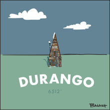 Load image into Gallery viewer, DURANGO ~ 6512' ~ A FRAME HUT ~ VINTAGE SKIIS ~ 1:1