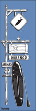 Load image into Gallery viewer, DURANGO ~ ANIMAS RIVER ~ PADDLE BOARD ~ INDIGO