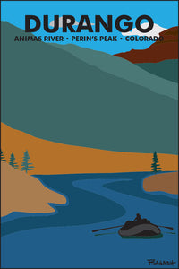 DURANGO ~ ANIMAS RIVER ~ PERIN'S PEAK ~ COLORADO ~ 2:3