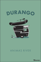 Load image into Gallery viewer, DURANGO ~ ANIMAS RIVER ~ TEAR DROP CAMPER ~ RAFT GREM PADDLE