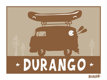 Load image into Gallery viewer, DURANGO ~ RAFT BUS ~ COLORADO LOGO ~ CATCH SAND ~ 3:4