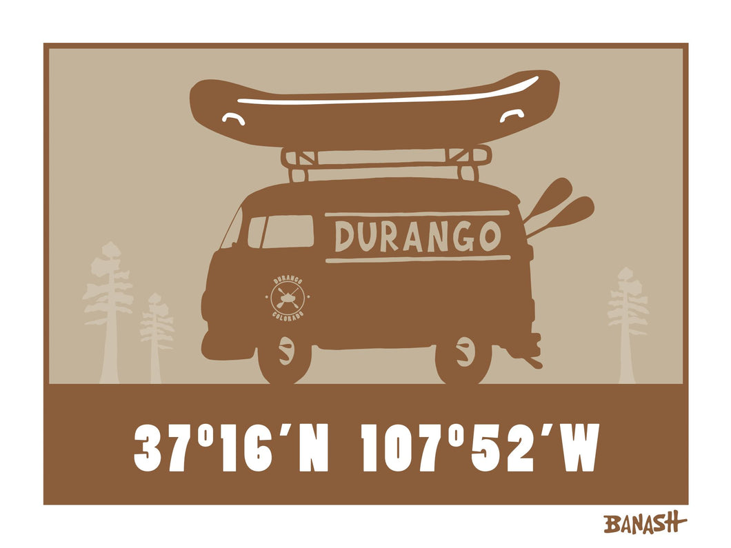 DURANGO ~ RAFT BUS ~ LATITUDE ~ CATCH SAND ~ 3:4