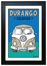 Load image into Gallery viewer, DURANGO ~ SIMPLE BUS GRILL ~ LIC. PLATE ~ SEAFOAM ~ 2:3