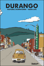 Load image into Gallery viewer, DURANGO ~ HISTORIC DOWNTOWN ~ MAIN AVE ~ ELECTRICITY ~ 2:3