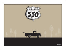 Load image into Gallery viewer, DURANGO ~ HWY 550 ~ SKI PICKUP ~ 3:4