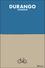Load image into Gallery viewer, DURANGO ~ COLORADO ~ MOUNTAIN BIKE ~ SAND ~ INDIGO SKY ~ 2:3