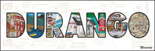 Load image into Gallery viewer, DURANGO ~ OUTLINE ~ HISTORIC DOWNTOWN ~ LANDMARKS