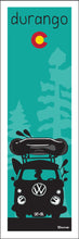 Load image into Gallery viewer, DURANGO ~ ANIMAS RIVER ~ RAFT BUS GRILL ~ PADDLES ~ SEAFOAM