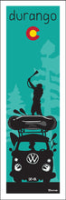 Load image into Gallery viewer, DURANGO ~ COLORADO ~ RAFT BUS GRILL ~ COL' BEER FAST