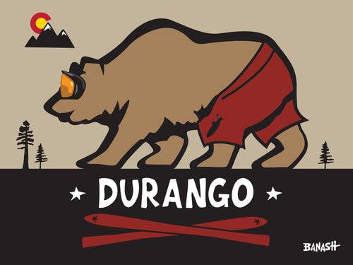 DURANGO ~ SKI BEAR ~ 16x20