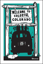 Load image into Gallery viewer, DURANGO ~ COLORADO ~ WELCOME SIGN ~ SKI BUS TAIL ~ AIR ~ 2:3