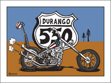 Load image into Gallery viewer, DURANGO ~ EASY RIDER CHOPPER ~ HWY 550 ~ 16x20