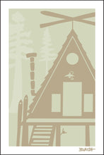 Load image into Gallery viewer, SKI A-FRAME HUT ~ 12x18