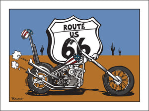 ROUTE 66 ~ EASY RIDER CHOPPER ~ 3:4
