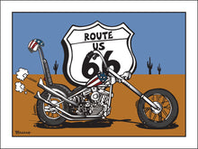 Load image into Gallery viewer, EASY RIDER CHOPPER ~ ROUTE 66 ~ 16x20
