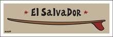 Load image into Gallery viewer, EL SALVADOR ~ RED FIN ~ SURFBOARD
