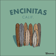 Load image into Gallery viewer, ENCINITAS ~ CALIF. ~ SURFBOARD QUIVER