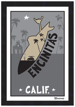 Load image into Gallery viewer, ENCINITAS ~ STONE GREMMY SURF ~ BOARD LOGO ~ SWAMIS ~ 2:3