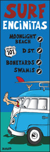 SURF ~ ENCINITAS ~ GREM 10 SURF BUS ~ SURF BREAKS ~ 1:3