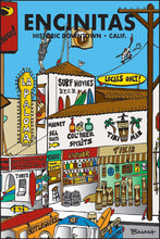 Load image into Gallery viewer, ENCINITAS ~ LA PALOMA THEATRE ~ HISTORIC DOWNTOWN ~ CALIF. ~ HWY 101 ~ 2:3