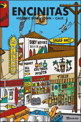 ENCINITAS ~ LA PALOMA THEATRE ~ HISTORIC DOWNTOWN ~ HWY 101 ~ 2:3