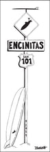 Load image into Gallery viewer, ENCINITAS ~ SURF XING ~ LONGBOARD ~ CALIF. 101 ~ 1:3