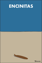 Load image into Gallery viewer, ENCINITAS ~ CALIF. ~ LONGBOARD ~ SAND ~ INDIGO SKY ~ 2:3