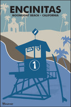 Load image into Gallery viewer, ENCINITAS ~ MOONLIGHT BEACH ~ CALIFORNIA ~ TOWER 1 ~ 2:3