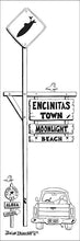 Load image into Gallery viewer, MOONLIGHT BEACH ~ ENCINITAS TOWN ~ SURF XING ~ SURF PICKUP ~ 1:3
