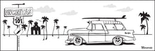 Load image into Gallery viewer, ENCINITAS ~ SURF BEL AIR WAGON ~ SWAMIS ~ SIGN POST ~ 1:3