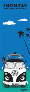 ENCINITAS ~ NORTH COUNTY ~ HWY 101 ~ CALIF. ~ SURF BUS GRILL ~ 1:3